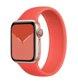 Stuff Certified® Silicone Strap for iWatch 42mm / 44mm (Large) - Bracelet Strap Wristband Watchband Light red
