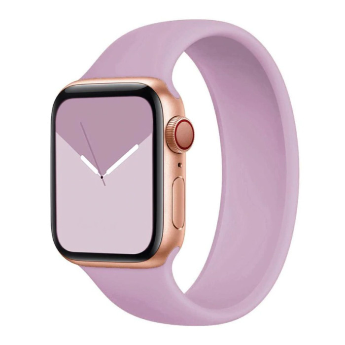 Stuff Certified® Bracelet en silicone pour iWatch 38 mm / 40 mm (grand) - Bracelet Bracelet Bracelet Bracelet Violet