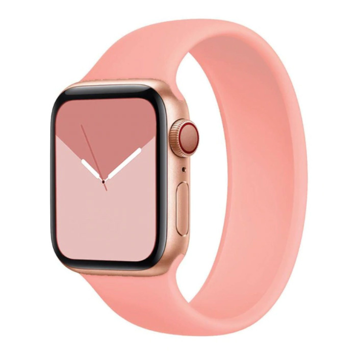 Bracelet en silicone pour iWatch 38 mm / 40 mm (grand) - Bracelet Bracelet Bracelet de montre Rose clair