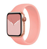 Stuff Certified® Bracelet en silicone pour iWatch 42 mm / 44 mm (grand) - Bracelet Bracelet Bracelet de montre Rose clair