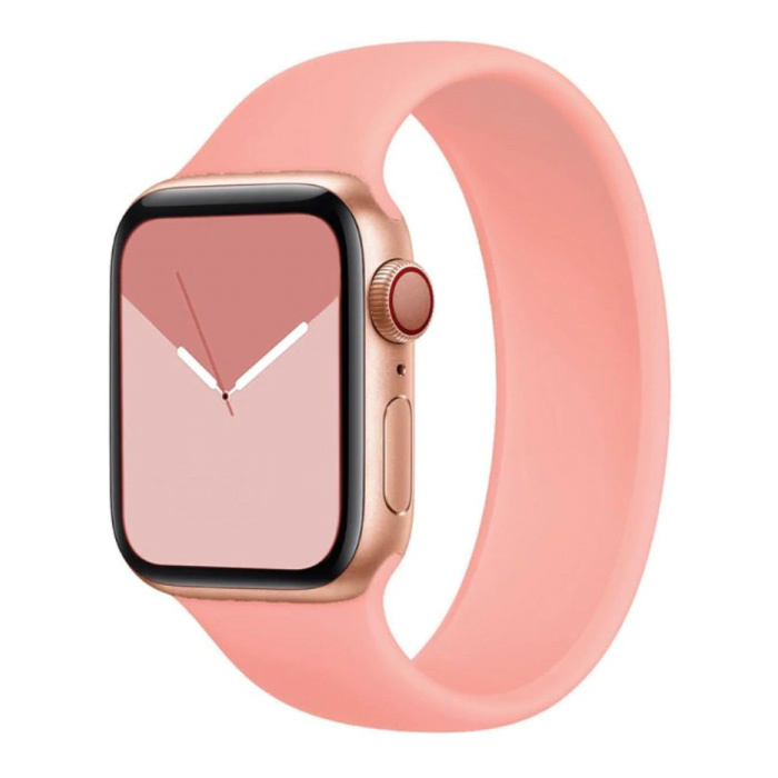 Silicone Strap for iWatch 42mm / 44mm (Medium) - Bracelet Strap Wristband Watchband Light Pink