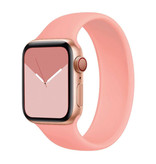 Stuff Certified® Bracelet en silicone pour iWatch 42 mm / 44 mm (petit) - Bracelet Bracelet Bracelet de montre rose clair