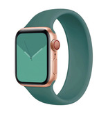 Stuff Certified® Bracelet en silicone pour iWatch 38 mm / 40 mm (grand) - Bracelet Bracelet Bracelet de montre vert clair