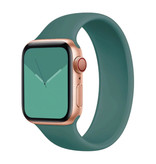 Stuff Certified® Silicone Strap for iWatch 42mm / 44mm (Medium) - Bracelet Strap Wristband Watchband Light Green