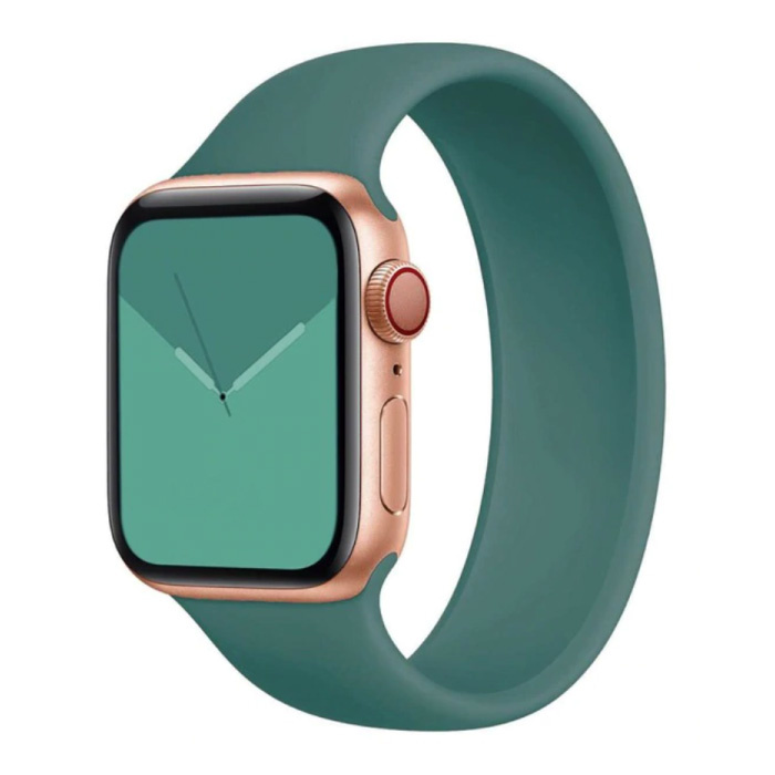 Silicone Strap for iWatch 42mm / 44mm (Medium) - Bracelet Strap Wristband Watchband Light Green