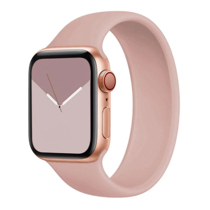 Silikonowy pasek do zegarka iWatch 42 mm / 44 mm (duży) - Bransoletka Pasek Wristband Watchband Różowy