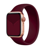 Stuff Certified® Silicone Strap for iWatch 42mm / 44mm (Large) - Bracelet Strap Wristband Watchband Bordeaux