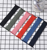 Stuff Certified® Cinturino in nylon intrecciato per iWatch 38 mm / 40 mm (medio) - Cinturino cinturino cinturino cinturino rosso