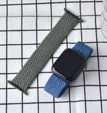 Stuff Certified® Braided Nylon Strap for iWatch 42mm / 44mm (Small) - Bracelet Strap Wristband Watchband Gray-Green