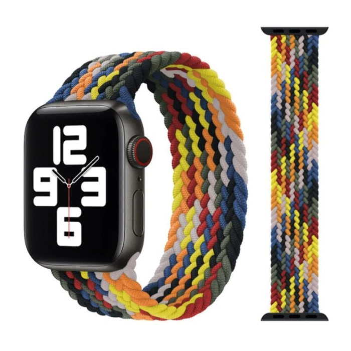 Stuff Certified® Cinturino in nylon intrecciato per iWatch 42 mm / 44 mm (grande) - Cinturino cinturino cinturino Colore cinturino