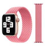 Stuff Certified® Braided Nylon Strap for iWatch 42mm / 44mm (Extra Small) - Bracelet Strap Wristband Watchband Pink