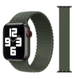 Stuff Certified® Geflochtenes Nylonarmband für iWatch 42mm / 44mm (klein) - Armbandarmband Armband Armband grün