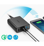 ANKER 5-Port Wandladegerät - PowerIQ Wallcharger AC Home Ladegerät Steckeradapter Schwarz