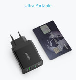 ANKER Steckladegerät - PowerIQ / Quick Charge 3.0 Wallcharger Wechselstrom-Ladegerät Adapter Schwarz