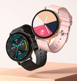Sanlepus EKG Smartwatch - Pasek silikonowy Fitness Sport Activity Tracker Zegarek Android - Czarny