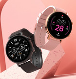 Sanlepus ECG Smartwatch - Correa de silicona Fitness Sport Activity Tracker Watch Android - Rojo