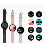Sanlepus EKG Smartwatch - Pasek silikonowy Fitness Sport Activity Tracker Zegarek Android - Różowy