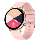 Sanlepus ECG Smartwatch - Silicone Strap Fitness Sport Activity Tracker Watch Android - Pink