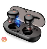 Brightside Wireless Earphones - Smart Touch Control TWS Earbuds Bluetooth 5.0 Wireless Buds Earphone Black