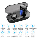 Brightside Écouteurs sans fil - Écouteurs TWS Smart Touch Control Bluetooth 5.0 Écouteurs sans fil Noir