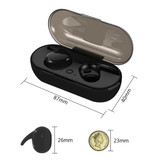 Brightside Wireless Earphones - Smart Touch Control TWS Earbuds Bluetooth 5.0 Wireless Buds Earphone Black