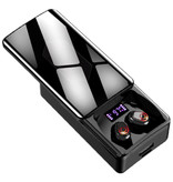 Stuff Certified® Auriculares inalámbricos con estuche de carga Powerbank 10,000mAh - True Touch Control TWS Bluetooth 5.0 Auriculares Auriculares Auriculares