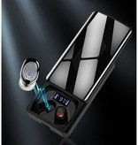 Stuff Certified® Bezprzewodowe słuchawki z etui ładującym Powerbank 10000 mAh - Sterowanie True Touch TWS Słuchawki douszne Bluetooth 5.0 Słuchawki Słuchawki douszne