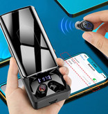 Stuff Certified® Auriculares inalámbricos con estuche de carga Powerbank 10,000mAh - True Touch Control TWS Bluetooth 5.0 Auriculares Auriculares Auriculares