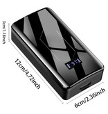 Stuff Certified® Bezprzewodowe słuchawki z etui ładującym Powerbank 10000 mAh - Sterowanie True Touch TWS Słuchawki douszne Bluetooth 5.0 Słuchawki Słuchawki douszne