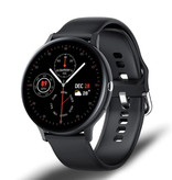Lige Sport Smartwatch - Silicoon Bandje Fitness Activity Tracker Horloge Android - Zwart