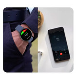 Lige Sportowy smartwatch — pasek silikonowy z funkcją monitorowania aktywności fizycznej Zegarek Android — czarny