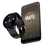 Lige Sport Smartwatch - Bracelet en Silicone Fitness Tracker Montre Android - Noir