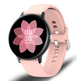 Lige Sport Smartwatch - Reloj de seguimiento de actividad física con correa de silicona Android - Rosa