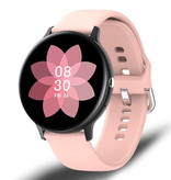 Lige Sport Smartwatch - Silicoon Bandje Fitness Activity Tracker Horloge Android - Roze