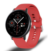 Lige Sport Smartwatch - Silicone Strap Fitness Activity Tracker Watch Android - Red