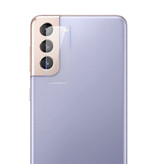 Stuff Certified® Lot de 2 couvercles d'objectif en verre trempé pour Samsung Galaxy S21 Plus - Protection antichoc