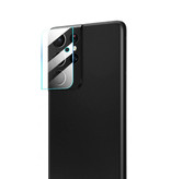 Stuff Certified® 3-Pack Samsung Galaxy S21 Ultra Tempered Glass Camera Lens Cover - Shockproof Case Bescherming