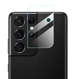 Stuff Certified® Paquete de 3 fundas para lentes de cámara de vidrio ultra templado para Samsung Galaxy S21 - Funda protectora a prueba de golpes