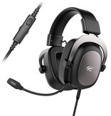 HAVIT Casque de jeu sans fil avec micro omnidirectionnel - Pour PS4 / PS5 - Casque avec microphone noir