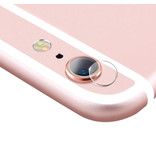 Stuff Certified® Confezione da 3 copriobiettivo per fotocamera in vetro temperato per iPhone 6S - Custodia antiurto