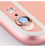 Stuff Certified® Paquete de 3 fundas para lentes de cámara de vidrio templado para iPhone 6S Plus - Funda protectora a prueba de golpes