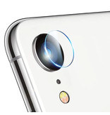 Stuff Certified® Paquete de 3 fundas para lentes de cámara de vidrio templado para iPhone 8 - Funda protectora a prueba de golpes