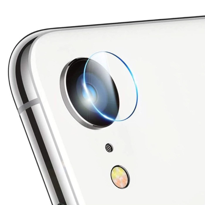 Confezione da 3 copriobiettivo per fotocamera in vetro temperato per iPhone 8 - Protezione custodia antiurto