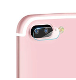 Stuff Certified® Confezione da 3 copriobiettivo per fotocamera in vetro temperato per iPhone 8 Plus - Custodia antiurto