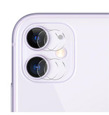 Stuff Certified® 3er-Pack iPhone 11 Kameraobjektivabdeckung aus gehärtetem Glas - stoßfester Gehäuseschutz