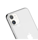 Stuff Certified® Paquete de 3 fundas para lentes de cámara de vidrio templado para iPhone 11 - Funda protectora a prueba de golpes