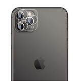 Stuff Certified® Paquete de 3 fundas para lentes de cámara de vidrio templado para iPhone 11 Pro - Funda protectora a prueba de golpes