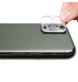 Stuff Certified® Paquete de 3 fundas para lentes de cámara de vidrio templado para iPhone 11 Pro - Funda protectora a prueba de golpes