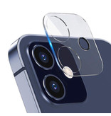 Stuff Certified® Paquete de 3 fundas para lentes de cámara de vidrio templado para iPhone 12 - Funda protectora a prueba de golpes