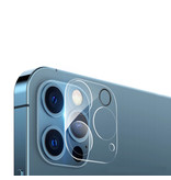 Stuff Certified® Paquete de 3 fundas para lentes de cámara de vidrio templado para iPhone 12 Pro - Funda protectora a prueba de golpes